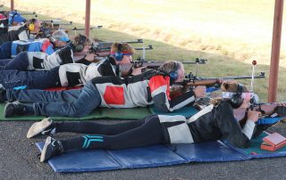 Competitors at Bisley