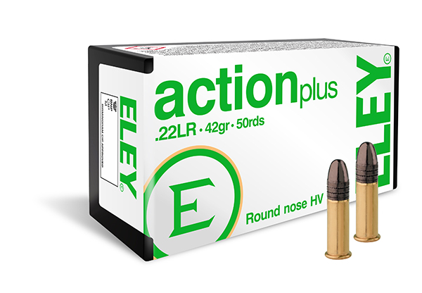 ELEY action plus .22LR ammunition