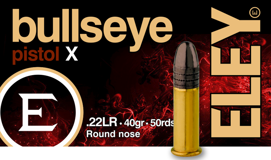 ELEY bullseye pistol X cartridge box