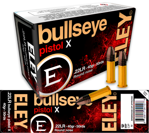 ELEY bullseye pistol X