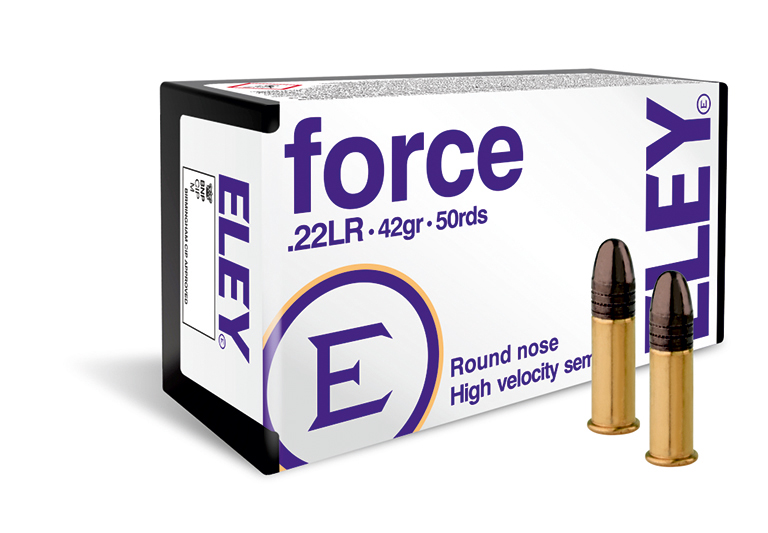 ELEY force .22LR ammunition