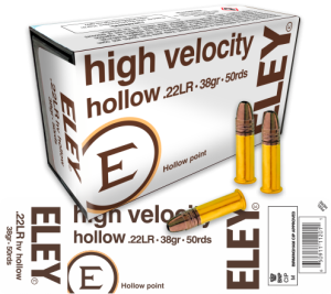 ELEY high velocity hollow 22lr ammunition - The world's most accurate .22LR hunting ammunition