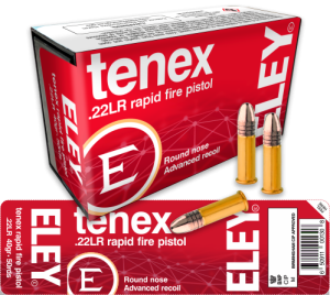 ELEY tenex rapid fire pistol 22lr ammunition - The world's most accurate .22LR pistol ammunition