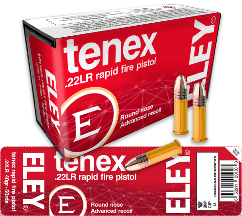 ELEY tenex rapid fire pistol