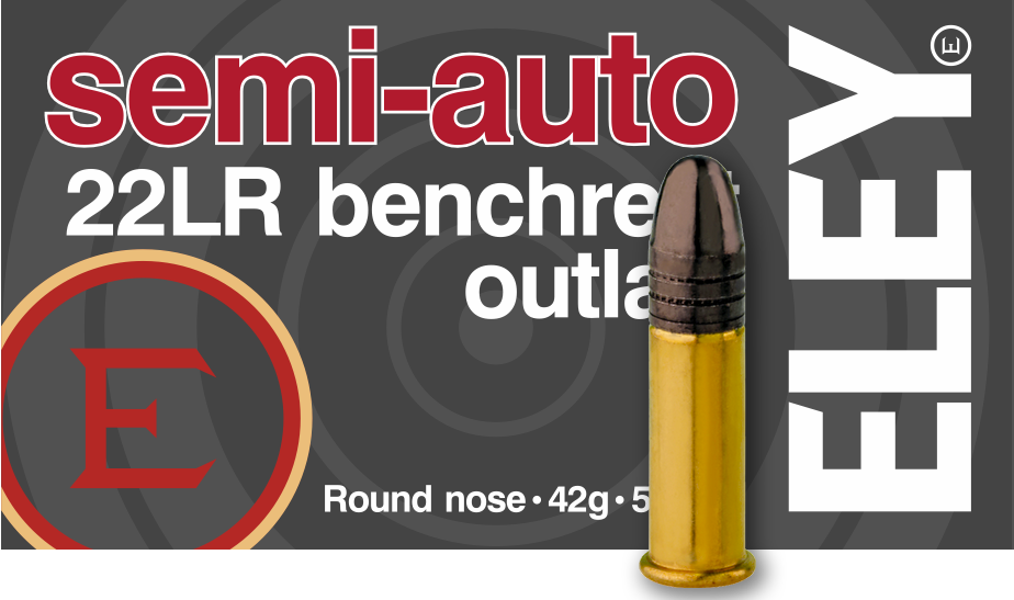 ELEY semi auto benchrest outlaw cartridge box