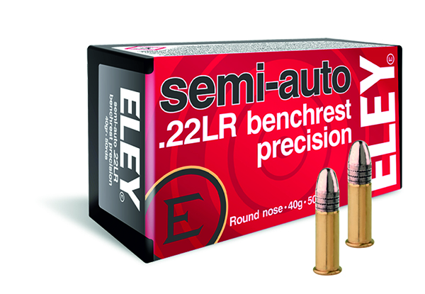 ELEY semi-auto benchrest precision .22LR ammunition