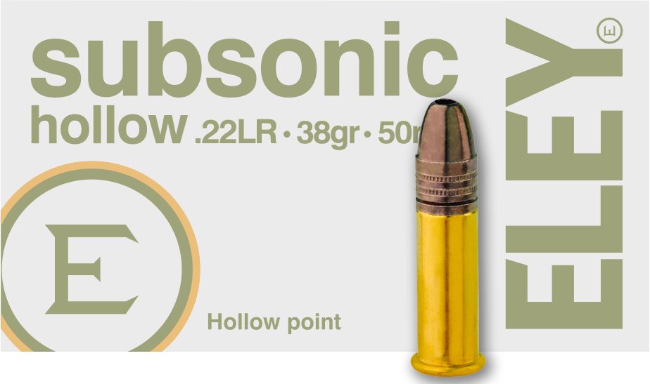 ELEY subsonic hollow cartridge box