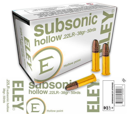 ELEY subsonic hollow