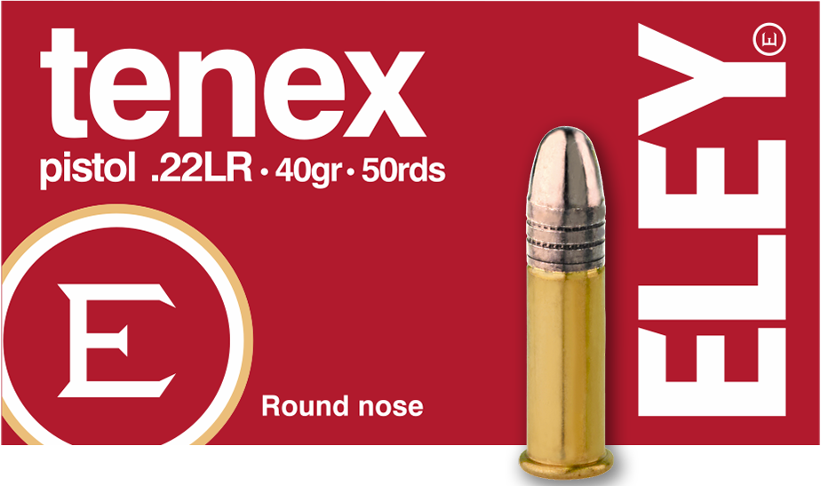 ELEY tenex pistol cartridge box
