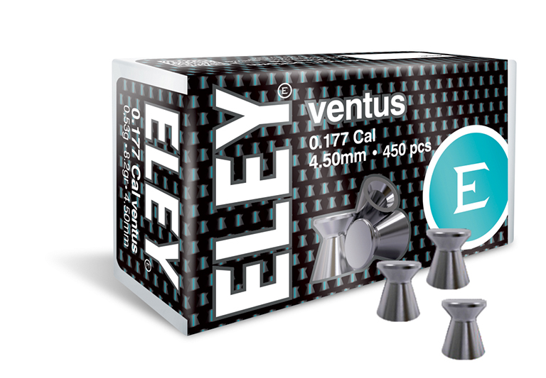 ELEY ventus 4.50 - The world's most accurate competition air pellets
