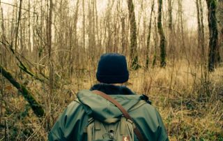 Man with hunting kit bag- Kyle Glenn