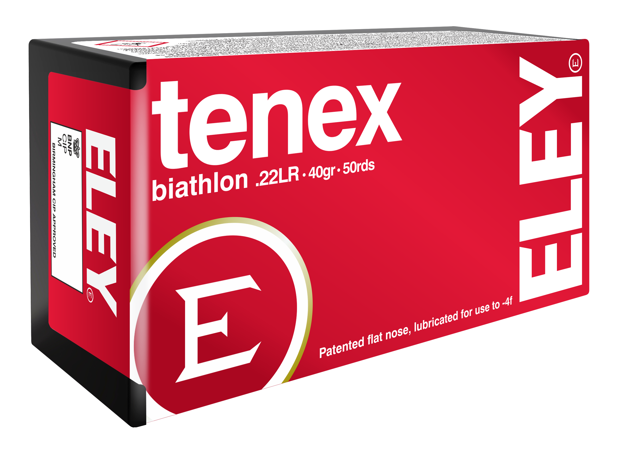 Eley Tenex Biathlon 22LR 40gr – Superb Elite Cold Weather Match Ammo, 50 Rounds 2 Eley Tenex Biathlon 22LR 40gr – Superb Elite Cold Weather Match Ammo, 50 Rounds - Image 2