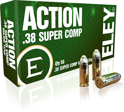 ELEY action .38 super comp major 124gr